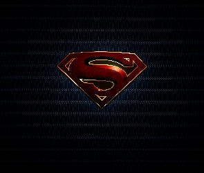 Tło, Ciemne, Logo, Superman