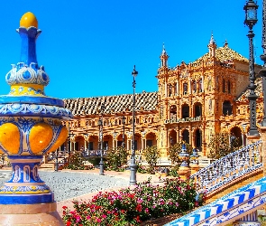 Pałac    
        
, Plaza de España, Sewilla, Hiszpania