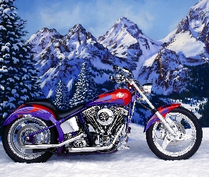 Harley-Davidson, Góry, Zima