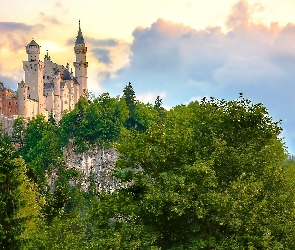Bawaria, Zamek Neuschwanstein, Niemcy