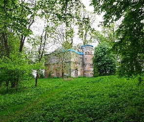Ruina, Drzewa, Budowla