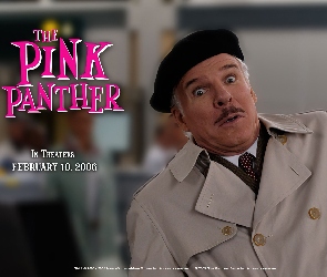 Steve Martin, aktor, beret, płaszcz, The Pink Panther