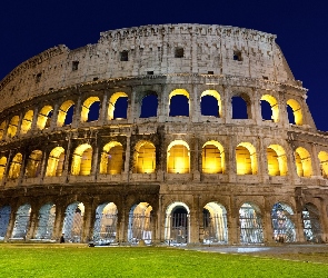 Rzymskie, Noc, Zabytek, Koloseum