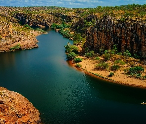 Nitmilek, Rzeka, Australia, Skały, Park Narodowy