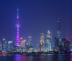 Noc, Shanghai, Miasto
