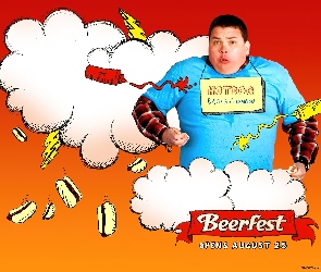 Beerfest, dog, hot, gruby