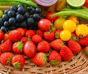 Owoce, Koszyk, Warzywa