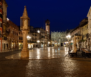 Werona, Miast Nocą, Włochy