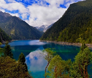 Jezioro Long, Chiny, Syczuan, Rezerwat, Góry