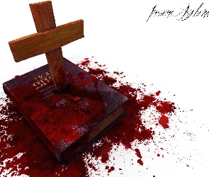krzyż, książka, Insane Asylum