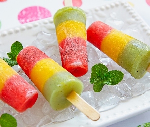 Lody, Owocowe, Kolorowe