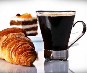 Kawa, Croissant