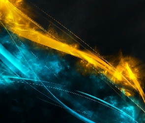 Background, Żółty, Czarny, Niebieski