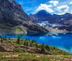 Góry, Drzewa, Jezioro
