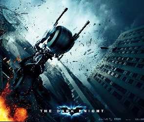 motor, budynek, Batman Dark Knight