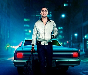 Nocą, Miasto, Drive, Film, Aktor, Ryan Gosling