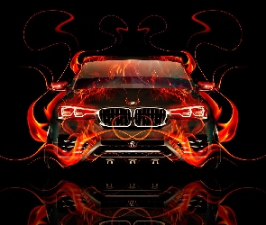 Samochód, BMW, Grafika