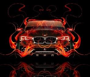 Samochód, BMW, Grafika