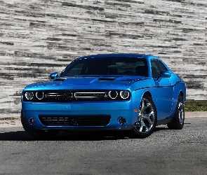 Niebieski, Challenger, Dodge