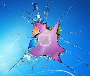 Ekran, Apple, Pęknięty