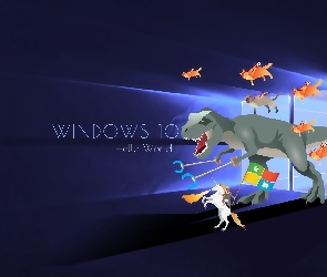Logo, Grafika, Windows 10