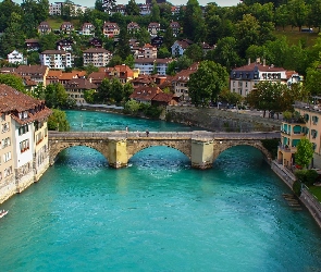 Most, Rzeka, Szwajcaria, Miasto