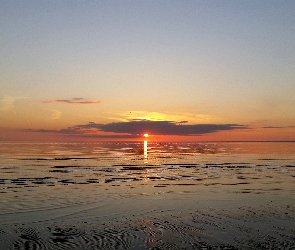 Zachód Słońca, Morze