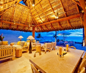 Taras, Restauracja, Parasole