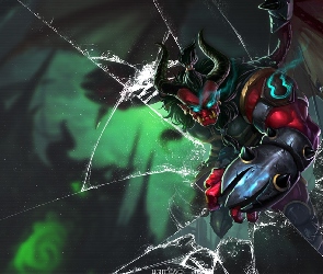 Pęknięty, Legends, Gatekeeper, Ekran, Of, Galio, League