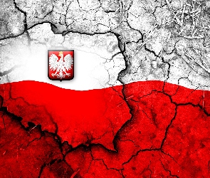 Grafika, Flaga, Godło, Mapa, Polska