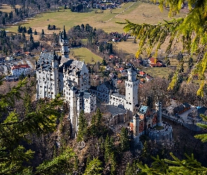 Niemcy, Lasy, Zamek Neuschwanstein, Bawaria