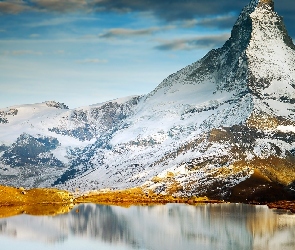 Zima, Jezioro, Góry