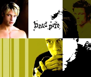 Brad Pitt, włosy, jasne
