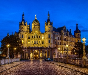 Zamek w Schwerinie, Niemcy, Meklemburgia-Pomorze Przednie, Schwerin