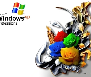 Róż, Wiązanka, Windows, XP