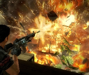 Ostrzał, Wioski, Just Cause 2