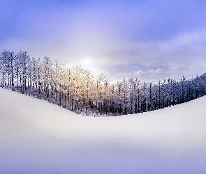 Zima, Górki