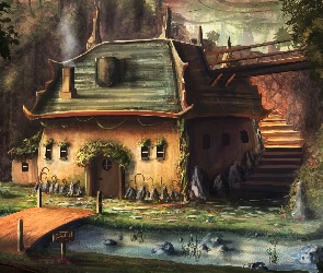 Grafika, Domek