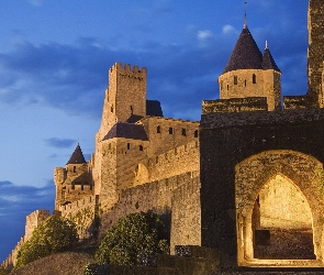Forteca, Francja, Miasto Carcassonne