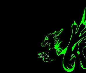 Zielony, Smok