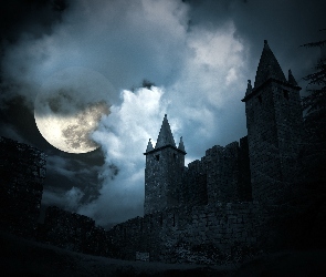 Wieżyczki, Księżyc, Zamek