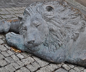 Lew, Posąg, Gdańsk
