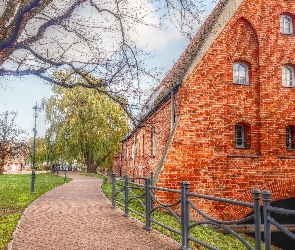 Gdańsk, HDR, Alejka, Budynek