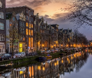 Miasto nocą, Amsterdam