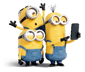 Film Animowany, Selfi, Sweet Focia, Telefon, Minionki