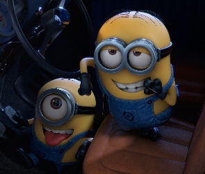 Film Animowany, Dla Dzieci, Śmieszne, Samochód, Minionki