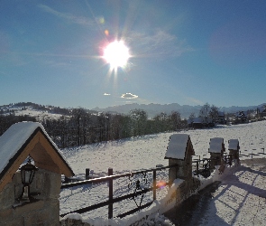 Góry, Zima, Śnieg