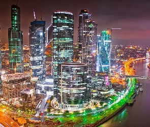 Noc, Miasto, Moskwa, Rosja