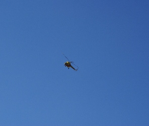 Błękitne, Helikopter, Niebo