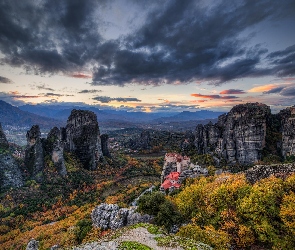 Skały Meteory, Monastyr, Klasztor, Grecja